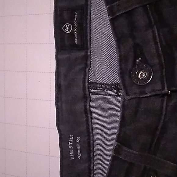 Womens Adriano Goldschmied The Stilt Cigarette Leg Jean 27R Black - Picture 4 of 7